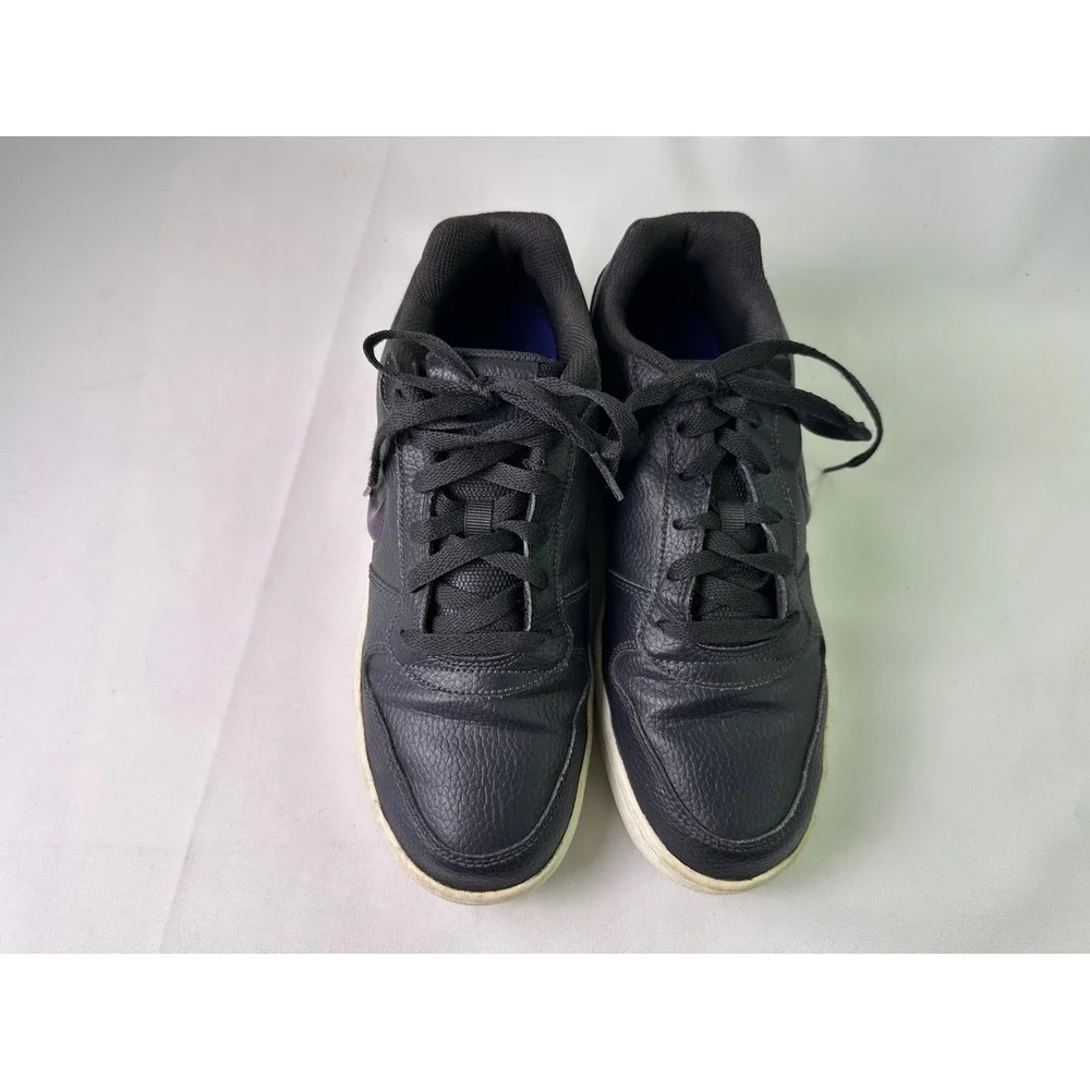 Nike‎ Ebernon Low Premium Oil Grey Purple AQ1774-003 Mens 9 Retro 80s Sneakers